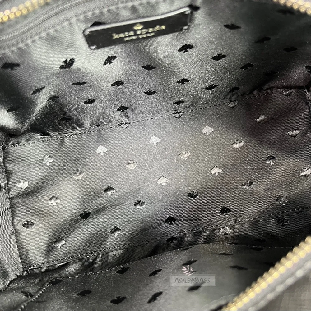 Kate Spade Staci Medium Satchel Crossbody In Black - Picture 6 of 9